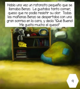 sample page benzo children's book