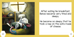 BENZO ENGLISH USA-MOUSE CHILDREN'S BOOK PICTURE